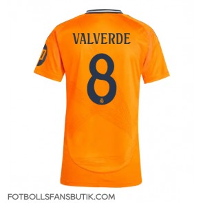 Real Madrid Federico Valverde #8 Replika Bortatröja Damer 2024-25 Kortärmad